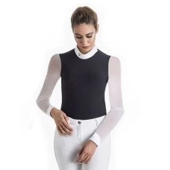 EGO7 Rita Wedstrijdshirt | Lange Mouw | Dames -Equestrian Supply Store TRIML20Rita20ML20top davanti20202