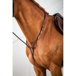 Dy'on Standing Martingale | US Hunter Collection -Equestrian Supply Store US07Hmartingale fixe brun over hunter collection 3