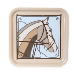 Adamsbro Dienblad Horse | Hout | 32x32CM -Equestrian Supply Store dienb20horse20bl