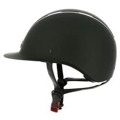 Equithème 'Glint Mat' Met Zilver 10 Equithème 'Glint Mat' Met Zilver -Equestrian Supply Store equitheme glint mat helmet zwartzilver4