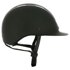 Equithème 'Glint Mat' Met Zilver 11 Equithème 'Glint Mat' Met Zilver -Equestrian Supply Store equitheme glint mat helmet zwartzilver5