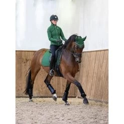 LeMieux Zadeldek Suede | DR 29 LeMieux Zadeldek Suede | DR -Equestrian Supply Store lm suededressage huntergreen2 hr