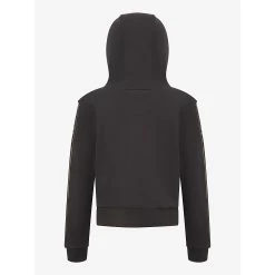 LeMieux Korte Hoodie | Kids -Equestrian Supply Store lm youngridercroppedhoodie liquorice3 hr