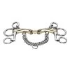 Sprenger Novocontact Pelham Dubbel Gebroken Sensogan 16Mm -Equestrian Supply Store sprenger novocontact pelham sensogan 16mm 42156 78