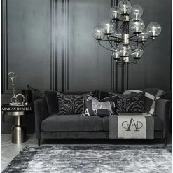 Adamsbro Sierkussen Zebra Jacquard -Equestrian Supply Store zebra jacquard taupe203