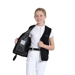 Helite Airbag Zip-In 2 | Kids 13 Helite Airbag Zip-In 2 | Kids -Equestrian Supply Store zip in child airbag open displayed